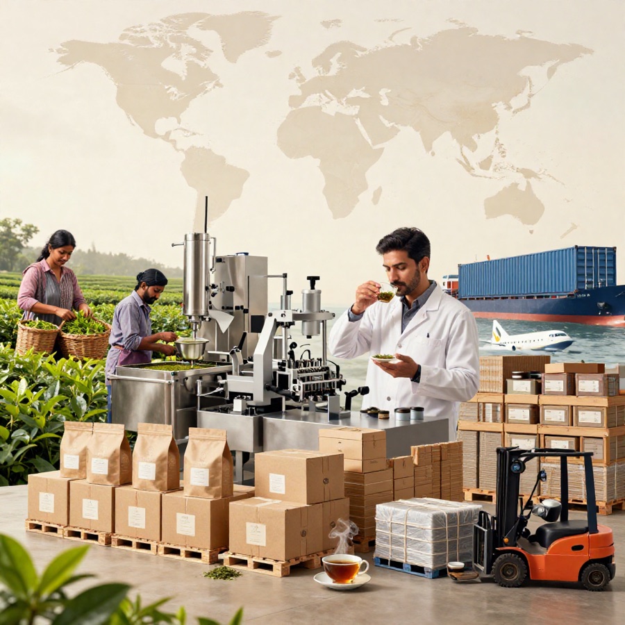 From tea garden to blending to shipping — the full KKV Tea & Coffee journey
